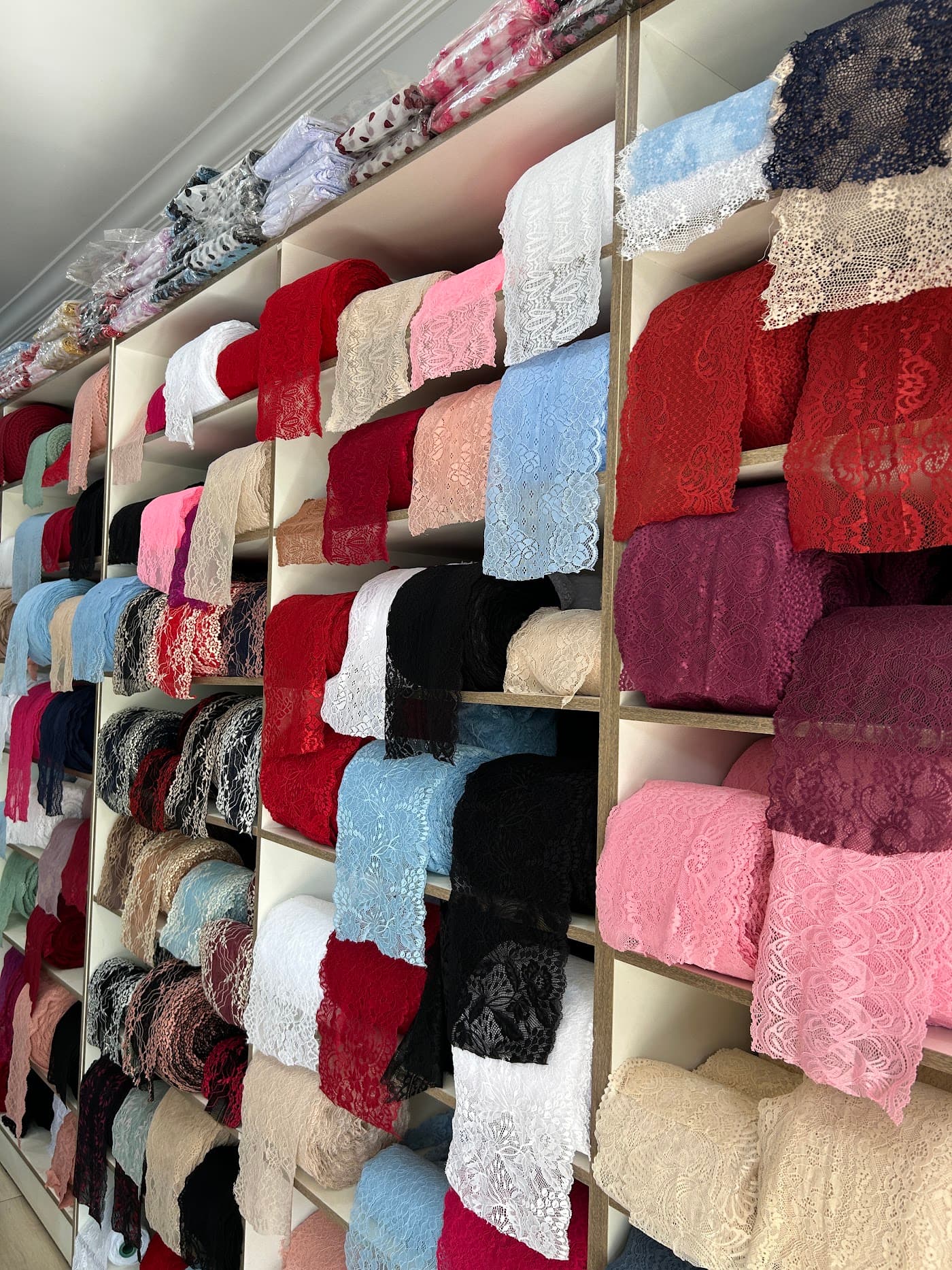 Rendas para moda íntima